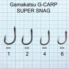 Крючок GAMAKATSU G-CARP SUPER SNAG №06 10шт,28058
