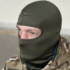 Тактична балаклава маска підшоломник Tactic військова балаклава Олива (balaclava-olive) - зображення 1
