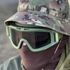 Тактичні окуляри - маска Tactic балістична маска revision tan захисні окуляри зі змінними лінзами колір Олива (mask-olive) - зображення 1