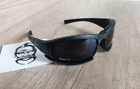 Тактические очки Tactic защитные армейские очки со сменными линзами цвет оправы черный (Daisy x7) - изображение 5