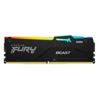 Модуль пам'яті для комп'ютера DDR5 16GB 5600 MHz Beast RGB AM5 Black Kingston Fury (ex.HyperX) (KF55