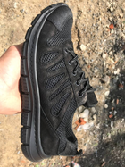 Тактичні літні кросівки сітка колір чорний 39 - зображення 4