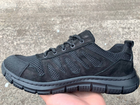 Тактичні літні кросівки сітка колір чорний 39 - зображення 6