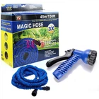 Шланг Magic Hose X-HOSE 45 метров для полива усиленный с распылителем Синий 2-12 атм (45МMH-A) TIN66