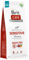 Сухой корм гипоаллергенный с олениной для собак всех пород Brit Care Sensitive All Breed
