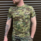 Тактическая камуфляжная футболка Мультикам (Размер 46) - изображение 3