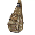 Тактичний рюкзак армійський 6л, (28х18х13 см) Oxford 600D, B14, Камуфляж - зображення 10