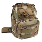Тактический армейский рюкзак 6л, (28х18х13 см) Oxford 600D, B14,Камуфляж - изображение 13