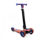 Самокат детский трехколесный iTrike MAXI JR 3-060-24-BL с подсветкой Синий