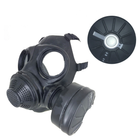 Защитный противогаз-маска с фильтром для воздуха тактический Черный - изображение 1