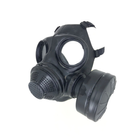 Защитный противогаз-маска с фильтром для воздуха тактический Черный - изображение 2