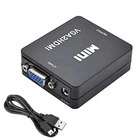 VGA - HDMI TV конвертер Kuyia видео, аудио, 1080P, черный (110944)
