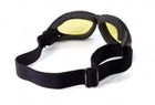 Захисні тактичні окуляри фотохромні Global Vision стрілецькі окуляри - маска хамелеони Eliminator Photochromic, жовті (1ЕЛИ24-30) - зображення 5