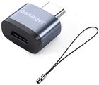 Адаптер Essager Soray OTG Micro Female to Type-C Male USB2.0 Grey (EZJMC-SRC0G)