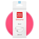 Миска WAUDOG Silicone, 250 мл, розовая