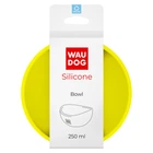 Миска WAUDOG Silicone, 250 мл, желтая