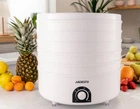 Сушилка для овощей и фруктов мяса рыбы электрическая ARDESTO FDB-5385 520 Вт 5 секций ярусов белая грибы дичь