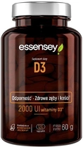 Вітамін D3 Essensey D3 120 капсул (5902114043490) - зображення 1