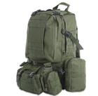 Рюкзак тактический военный с итогами Tactical Backpack B08 50 л. - изображение 2