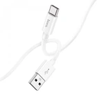 Кабель Hoco X87 Magic silicone charging data cable for Type-C White