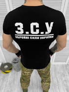 Тактична футболка з матеріалу інноваційного Coolpas ЗСУ Black L - зображення 2