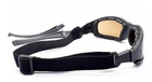 Поляризационные защитные очки маска C5 Polarized со сменными запасными линзами из поликарбоната 1.5 мм со страховыми ремнями и чехлом в комплекте (Kali) - изображение 5
