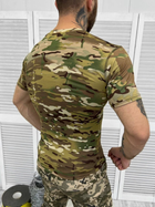 Тактична футболка військового стилю ЗСУ Multicam L - зображення 3