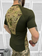 Тактическая футболка военного стиля Olive Elite XXL - изображение 3