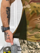 Тактическая футболка стиля военного Elite Multicam S - изображение 3