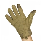 Тактичні рукавички "Койот" літні з ударними накладками розмір XL - зображення 3