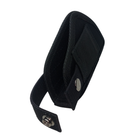 Кобура ВОЛМАС для ПМ поясная с чехлом подсумком для магазина черная + тренчик шнур страховочный чорний - изображение 5