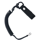 Кобура ВОЛМАС для ПМ штатная кожаная поясная закрытого типа + тренчик-карабин шнур страховочный - изображение 8