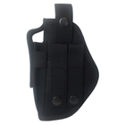 Кобура Harlan для ПМ із системою кріплення Molle з кишенею для магазину чорна + тренчик шнур страхувальний - зображення 5