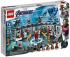 Zestaw LEGO Marvel Avengers Sala zbroi Iron Mana 524 części (76125) - obraz 1