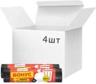 Упаковка пакетов для мусора Бонус 120 л 4 шт по 10 пакетов Черных (16100670_16100675)