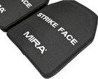 Комплект бронепластин захисту MIRA Strike Face Level 4 (IV) Чорний (Black) - зображення 7