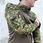 Убакс бойова сорочка CoolPass antistatic Хижак з налокітниками 52 размер - зображення 3