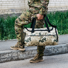 Дорожня сумка, тактична 50л, ВСУ армійська Оксфорд Камуфляж - зображення 3