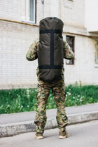Баул-сумка-военная, баул армейский Оксфорд 100 л тактический баул, тактический баул-рюкзак, хаки - изображение 3
