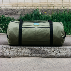 Сумка-баул-рюкзак, баул армейский Оксфорд 120 л тактический баул, олива - зображення 7