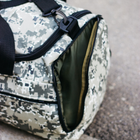 Дорожная сумка, тактическая 50л, ВСУ армейская Оксфорд Пиксель - изображение 7