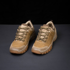 Черевики тактичне взуття кросівки легкі (літо) натуральна гідрофобна шкіра посилена п’ята та носок Койот 39 - зображення 5