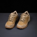 Ботинки кроссовки тактическая обувь легкие (лето) натуральная гидрофобная кожа усиленная пятка и носок Койот 48 - изображение 5