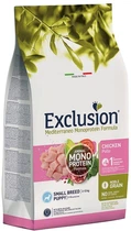 Полнорационный сухой корм Exclusion Puppy Chicken Small Breed из курицы для щенков мелких пород