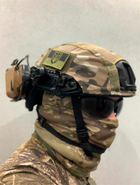 Наушники активные тактические шумоподавляющие защитные EARMOR M32H COYOTE с адаптерами - изображение 7