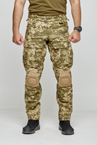 Тактические штурмовые штаны с наколенниками КОМБАТ 52L пиксель - изображение 1