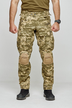 Тактичні штурмові штани з наколінниками КОМБАТ 54XL піксель - зображення 1