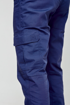 Тактичні штани UKM 48 (S) синій карго ріп стоп - зображення 5
