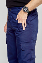 Тактичні штани UKM 48 (S) синій карго ріп стоп - зображення 6