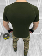 Тактическая футболка военного стиля Хаки L - изображение 3